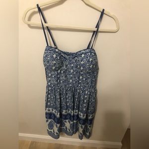 Patterned Blue Summer Dress